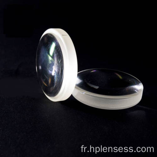 Lentille plan convexe en verre optique de 50,8 mm
